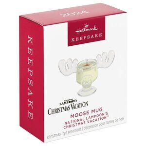 New! National Lampoon's Christmas Vacation Hallmark Keepsake Ornament Moose Mug